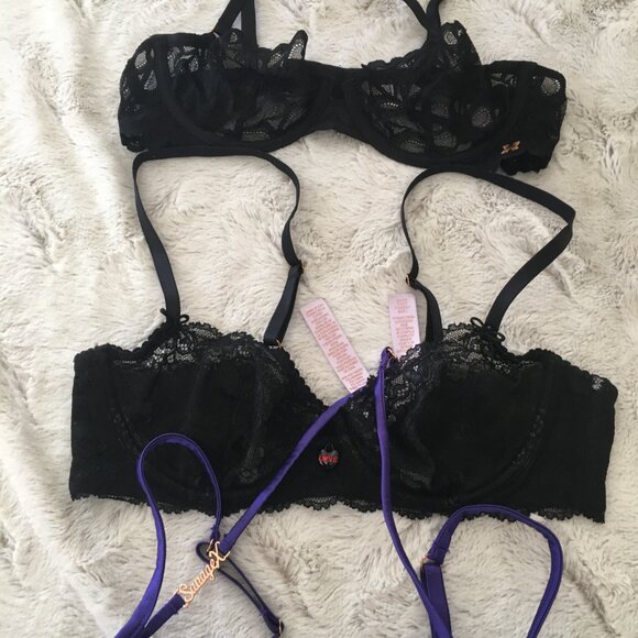 savage x fenty 3 lace bra's size 34 B - Picture 4 of 6